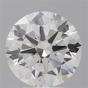 Picture of Lab Grown Diamond 5.03 Carats, Round with Excellent Cut, F Color, VVS2 Clarity and Certified by IGI