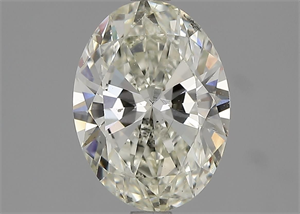 Foto Diamante Natural 1.70 quilates, Ovalado , Color K, claridad SI1 y certificado GIA de