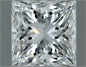 Diamante Natural 0.61 quilates, Princesa , Color H, claridad VS1 y certificado GIA