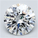 Diamante Natural 2.70 quilates, Redondo , Color H, claridad VVS1 y certificado GIA