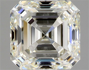 Picture of Natural Diamond 1.02 Carats, Asscher with  Cut, K Color, IF Clarity and Certified by GIA
