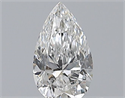 Natural Diamond 0.47 Carats, Pear with  Cut, E Color, SI1 Clarity and Certified by GIA