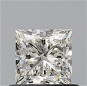 Diamante Natural 0.70 quilates, Princesa , Color K, claridad VS1 y certificado GIA