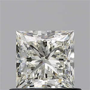 Foto Diamante Natural 0.70 quilates, Princesa , Color K, claridad VS1 y certificado GIA de