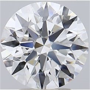 Picture of Lab Grown Diamond 3.07 Carats, Round with Excellent Cut, F Color, VVS2 Clarity and Certified by GIA