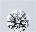 Lab Grown Diamond 1.05 Carats, Round with Ideal Cut, E Color, VS1 Clarity and Certified by IGI