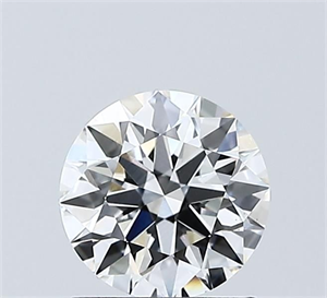 Picture of Lab Grown Diamond 1.05 Carats, Round with Ideal Cut, E Color, VS1 Clarity and Certified by IGI
