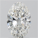 Natural Diamond 1.01 Carats, Oval with  Cut, F Color, IF Clarity and Certified by GIA