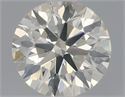 Natural Diamond 0.40 Carats, Round with Excellent Cut, L Color, SI1 Clarity and Certified by GIA