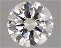 Natural Diamond 3.52 Carats, Round with Excellent Cut, K Color, IF Clarity and Certified by GIA