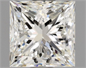 Natural Diamond 1.01 Carats, Princess with  Cut, J Color, VS1 Clarity and Certified by GIA