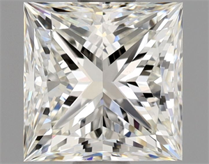 Picture of Natural Diamond 1.01 Carats, Princess with  Cut, J Color, VS1 Clarity and Certified by GIA
