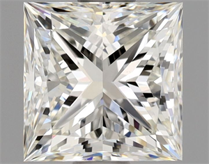 Picture of Natural Diamond 1.01 Carats, Princess with  Cut, J Color, VS1 Clarity and Certified by GIA