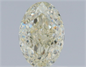 Natural Diamond 1.01 Carats, Oval with  Cut, N Color, VS1 Clarity and Certified by GIA