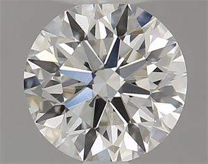 Picture of Natural Diamond 0.45 Carats, Round with Excellent Cut, H Color, VS2 Clarity and Certified by GIA