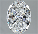 Natural Diamond 2.51 Carats, Oval with  Cut, E Color, VS1 Clarity and Certified by GIA