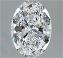 Natural Diamond 2.51 Carats, Oval with  Cut, E Color, VS1 Clarity and Certified by GIA