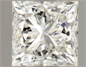 Natural Diamond 1.02 Carats, Princess with  Cut, J Color, VS1 Clarity and Certified by GIA