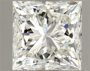 Picture of Natural Diamond 1.02 Carats, Princess with  Cut, J Color, VS1 Clarity and Certified by GIA