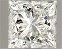 Natural Diamond 1.02 Carats, Princess with  Cut, J Color, VS1 Clarity and Certified by GIA