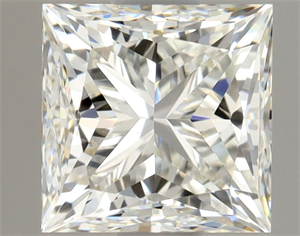 Picture of Natural Diamond 1.02 Carats, Princess with  Cut, J Color, VS1 Clarity and Certified by GIA