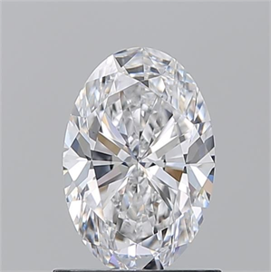 Picture of Natural Diamond 1.01 Carats, Oval with  Cut, D Color, VVS2 Clarity and Certified by GIA