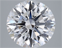 Lab Grown Diamond 3.21 Carats, Round with Ideal Cut, F Color, VVS1 Clarity and Certified by IGI