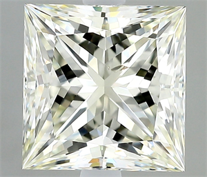 Picture of Natural Diamond 1.50 Carats, Princess with  Cut, L Color, SI1 Clarity and Certified by IGI