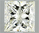 Natural Diamond 1.50 Carats, Princess with  Cut, L Color, SI1 Clarity and Certified by IGI