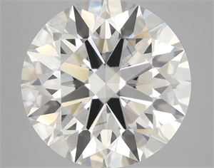 Picture of Lab Grown Diamond 7.04 Carats, Round with Ideal Cut, H Color, VS2 Clarity and Certified by IGI