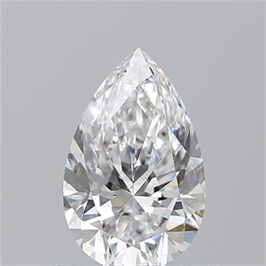 Picture of Natural Diamond 0.72 Carats, Pear with  Cut, D Color, VS2 Clarity and Certified by GIA