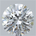 Natural Diamond 2.03 Carats, Round with Excellent Cut, F Color, SI1 Clarity and Certified by GIA