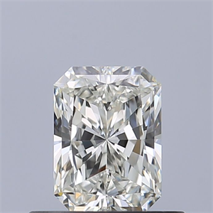 Picture of Natural Diamond 0.50 Carats, Radiant with  Cut, J Color, VVS1 Clarity and Certified by GIA
