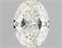 Natural Diamond 0.41 Carats, Oval with  Cut, I Color, VVS2 Clarity and Certified by GIA