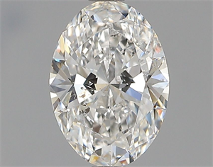 Foto Diamante Natural 0.70 quilates, Ovalado , Color E, claridad SI2 y certificado GIA de