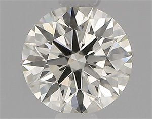 Picture of Natural Diamond 0.61 Carats, Round with Excellent Cut, L Color, VVS2 Clarity and Certified by IGI