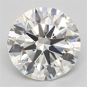 Picture of Natural Diamond 0.73 Carats, Round with Excellent Cut, J Color, VS2 Clarity and Certified by GIA