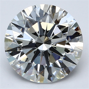 Picture of Lab Grown Diamond 3.73 Carats, Round with Ideal Cut, F Color, VVS2 Clarity and Certified by IGI