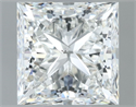 Natural Diamond 1.21 Carats, Princess with  Cut, G Color, VS2 Clarity and Certified by IGI