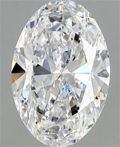 Foto Diamante Natural 1.91 quilates, Ovalado , Color D, claridad SI1 y certificado GIA de