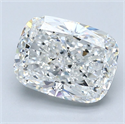 Natural Diamond 3.01 Carats, Cushion with  Cut, G Color, VVS2 Clarity and Certified by GIA
