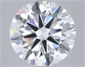 Lab Grown Diamond 6.03 Carats, Round with Ideal Cut, G Color, VVS2 Clarity and Certified by IGI