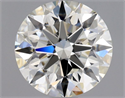 Natural Diamond 0.90 Carats, Round with Excellent Cut, J Color, VS1 Clarity and Certified by GIA