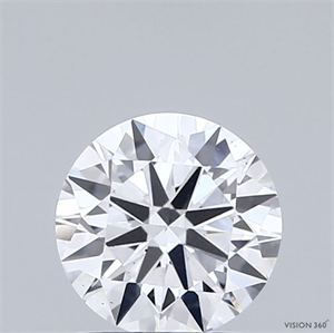 Picture of Lab Grown Diamond 1.10 Carats, Round with Ideal Cut, D Color, VS2 Clarity and Certified by IGI