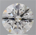 Lab Grown Diamond 3.07 Carats, Round with Ideal Cut, E Color, VVS2 Clarity and Certified by IGI