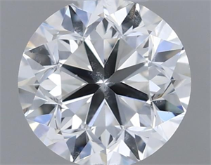 Foto Diamante Natural 0.30 quilates, Redondo , Color F, claridad SI1 y certificado HRD de