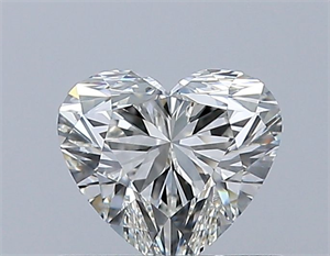 Picture of Natural Diamond 0.51 Carats, Heart with  Cut, I Color, VVS2 Clarity and Certified by GIA