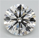 Del inventario de diamantes de laboratorio, 2.53 quilates, Redondo , Color F, claridad VVS2 y certificado IGI