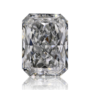Picture of Natural Diamond 1.01 Carats, Radiant with  Cut, D Color, VS2 Clarity and Certified by GIA