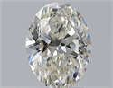 Natural Diamond 1.71 Carats, Oval with  Cut, J Color, SI2 Clarity and Certified by GIA